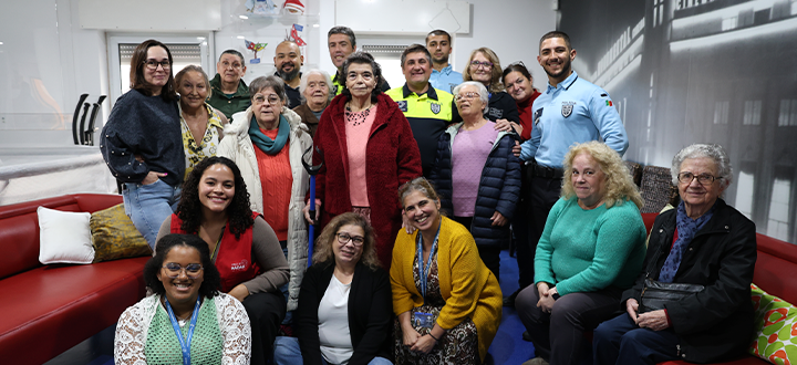 PM e PSP em ação de sensibilização junto dos utentes do Centro Social Laura Alves