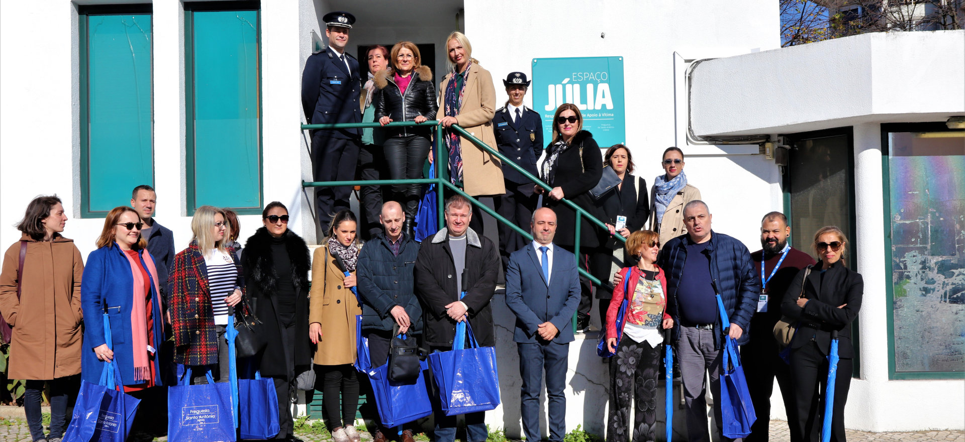 Visita da Sérvia ao Espaço Júlia